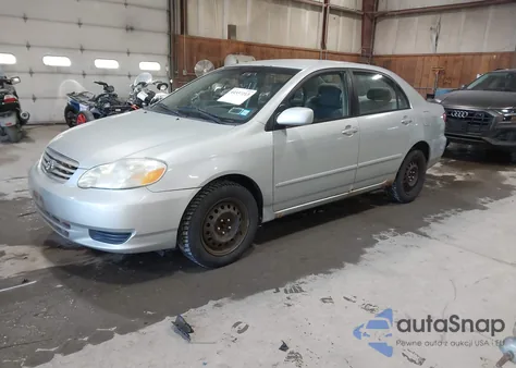 2004 Toyota Corolla Le z USA, uszkodzony, nr VIN 2T1BR32E74C301983